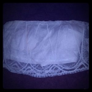 Windsor white crochet two piece set